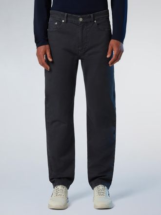 North Sails Broek Broken twill met 5-pocketstijl