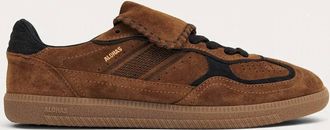 Alohas Womens Club Suede Sneaker In Brown