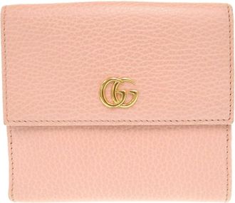 Gucci Pink Leather Wallet (Bi-Fold) (Pre-Owned)