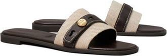 Tory Burch Romy Slide Sandal in Natural at Nordstrom, Size 10.5