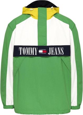 Tommy Jeans Chicago Oversized Jas Groen/Wit - Heren - Zomerjassen - Groen - S - Jassen