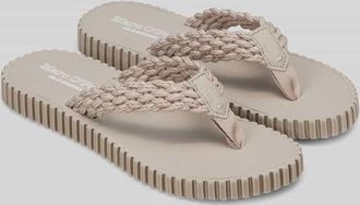 Marc O'Polo Zehentrenner in Flechtoptik Modell SANDY in Beige, Gr&ouml;&szlig;e 36