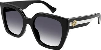 Gucci Sunglasses, unisex, Black, Size: 55 MM Gg1300S Oversized Sunglasses