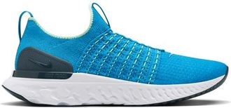 Nike Mens Epic React Phantom Flyknit 2 - Running Shoes Blue Orbit/Blue Orbit/Vapor Green Size 10.0