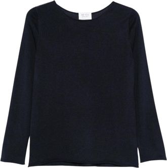 Be You Trui met ronde hals - Dames - Ronde hals truien - Blauw - S - Kasjmier - Truien & Vesten