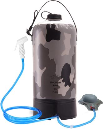 OEM Bolsa De Ducha Solar Port&aacute;til, 10 L/2,64 Galones, Bolsa De Ducha Port&aacute;til Para Camping, Con Bomba De Pie Y Boquilla De Ducha Para Playa, Camping, Nata