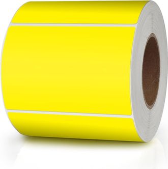 OEM Pegatinas Rectangulares Amarillas Con mutter Meitaat (madre Meitaat), 76 X 50 Mm, Etiquetas Autoadhesivas Con C&oacute;digo De Color, Rollo Removible, Paquet