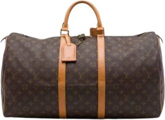 Louis Vuitton Pre-owned Keepall 55 - - Pre-owned - Donna - Marrone - ONE SIZE