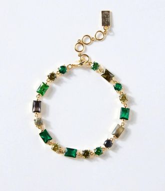 Native Gem Emerald City Crystal Bracelet In Green
