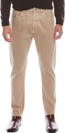 Brunello Cucinelli Brown Leisure Fit Jean