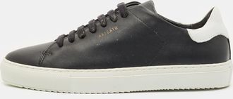 Axel Arigato Black/white Leather Clean 90 Low Top Sneakers