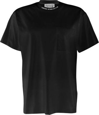 Versace Jeans Couture T-shirts en Polos - Heren - T-shirts - Zwart - 2XL - Katoen - Tops