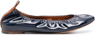 Lanvin Patent Leather Ballerina Flats