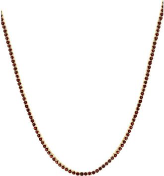 Effy 14K Yellow Gold Garnet Beaded Strand Necklace in 14K Gold at Nordstrom, Size 18