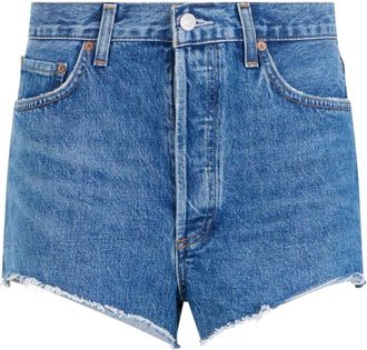 A Gold E Ridley Short - Dames - Denim shorts - Blauw - W27 - Katoen - Korte Broeken