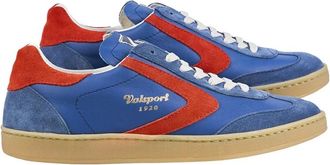 Valsport Ocean Leren Su&egrave;de Schoenen - Heren - Sneakers - Blauw - 41 EU - Su&egrave;de - Schoenen