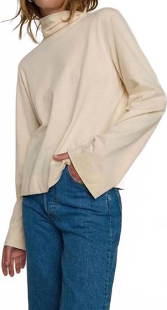Nation Ltd Neo Turtleneck Top In Parchment