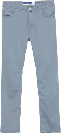 Jacob Cohen Jeans - Heren - Slim Fit Broeken - Blauw - W33 - Katoen - Broeken