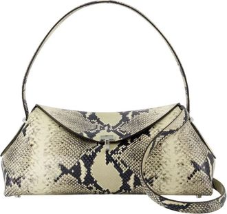 Toteme Bolso de Hombro T-Lock con Piel de Pit&oacute;n Repujada - Bags - Mujer - Multicolor - ONE SIZE