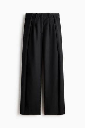 H&M Elegante Hose aus Wollgemisch - Schwarz