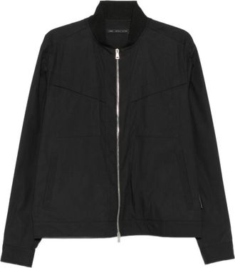 low brand Zip-up Panelled Jacket - Heren - Zomerjassen - Zwart - M - Katoen - Jassen