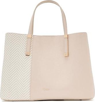 Dune London Dorry Womens Handbags Ecru, Leather