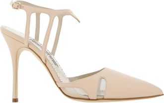 Manolo Blahnik Pink Arcadia Fabio Pumps