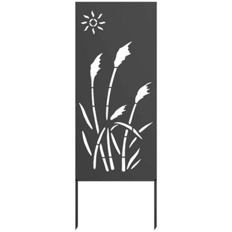 vidaXL Pantalla De Privacidad Para Jard&iacute;n Calado Negro 50 X 140 Cm Vidaxl