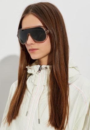 Moncler Sunsette Sunglasses, Unisex, Beige