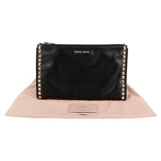 Miu Miu Studded Clutch