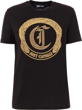 Roberto Cavalli T-shirts en Polos - Dames - T-shirts - Zwart - XS - Tops