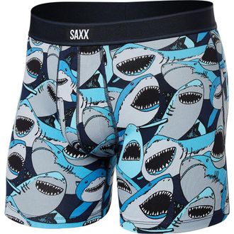 Saxx Daytripper Comfort Stretch Boxer Briefs in Shark Tank Camo- Navy at Nordstrom, Size Xx-Large