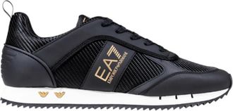 Emporio Armani Sportieve Sneakers met Modern Ontwerp - Heren - Sneakers - Zwart - 46 EU - Schoenen