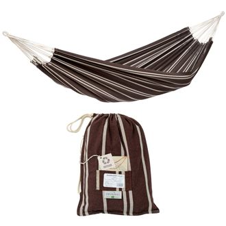 Amazonas Sandals Amazonas Barbados Family Hammock - Brazilian Cotton, Cocoon Style in Brown