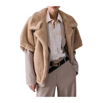 Liu Jo Cf 6266 E1182 Abrigo Corto - Jackets - Mujer - Beige - S