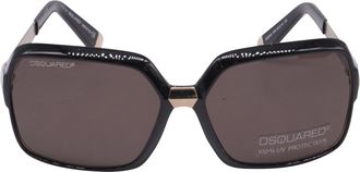 Dsquared2 DQ0044 Oversized Sunglasses in Black Acetate