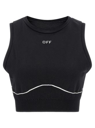 Off-white Black Off Active Line Top