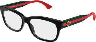 Gucci Demo Square Ladies Eyeglasses GG0278ON 001 51