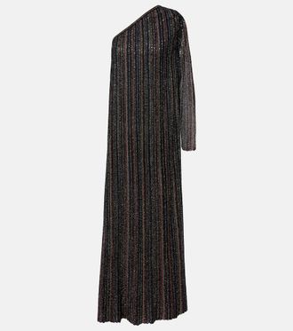 Missoni Chevron lam&eacute; maxi dress