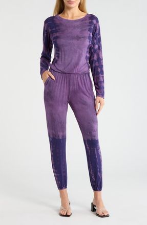 Go Couture Long Sleeve Jumpsuit in Dark Mauve at Nordstrom Rack, Size X-Large