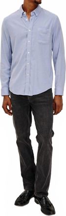 Rails Vance Button-Down Shirt In Blue Oxford
