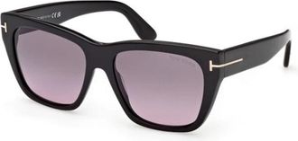 Tom Ford Flynn-02 Zonnebril - Dames - Zonnebrillen - Zwart - 55 MM - Accessoires