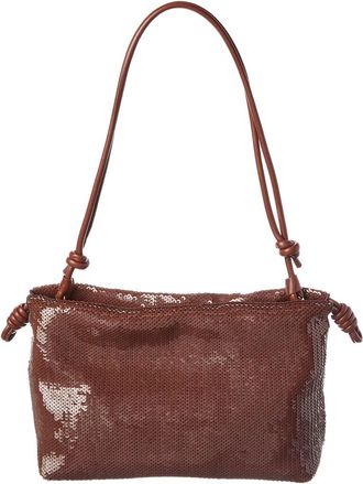 Loewe Flamenco Sequin Leather Clutch