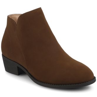Journee Collection Womens Solarah Pull-on Ankle Bootie