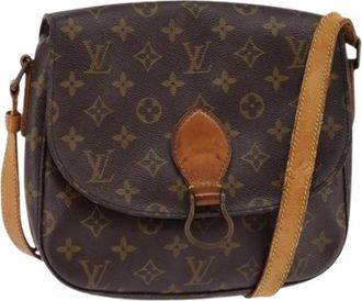 Louis Vuitton Pre-owned Canvas Crossbodytas - Dames - Vintage Schoudertas - Bruin - ONE Size - Vintage