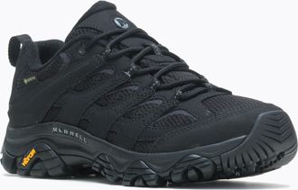 Merrell Wanderschuh MERRELL MOAB 3 SYN GTX, Herren, Gr. 44,5, triple schwarz, Synthetik, Schuhe Wanderschuh, wasserdicht, mit Vibram Sohle