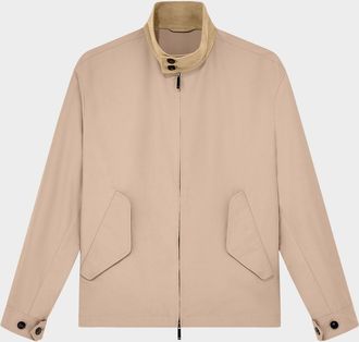 Emporio Armani Men & apos;s Corduroy-Collar Jacket