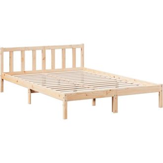 vidaXL Extra Long Bed Frame without Mattress 160x220 cm Solid Wood Pine Vidaxl