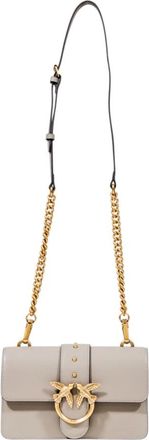 Pinko Elegante Mini Tas met Gouden Sluiting - Dames - Schoudertassen - Beige - ONE Size - Tassen