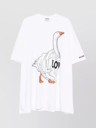 Moschino graphic print mini dress